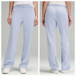 Lululemon Softstreme High-Rise Pant Regular Sz 12 Blue Linen.